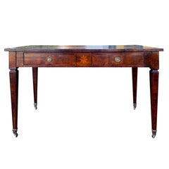 Maggiolini Style Northern Italian Neoclassical Inlaid Writing Table or Desk