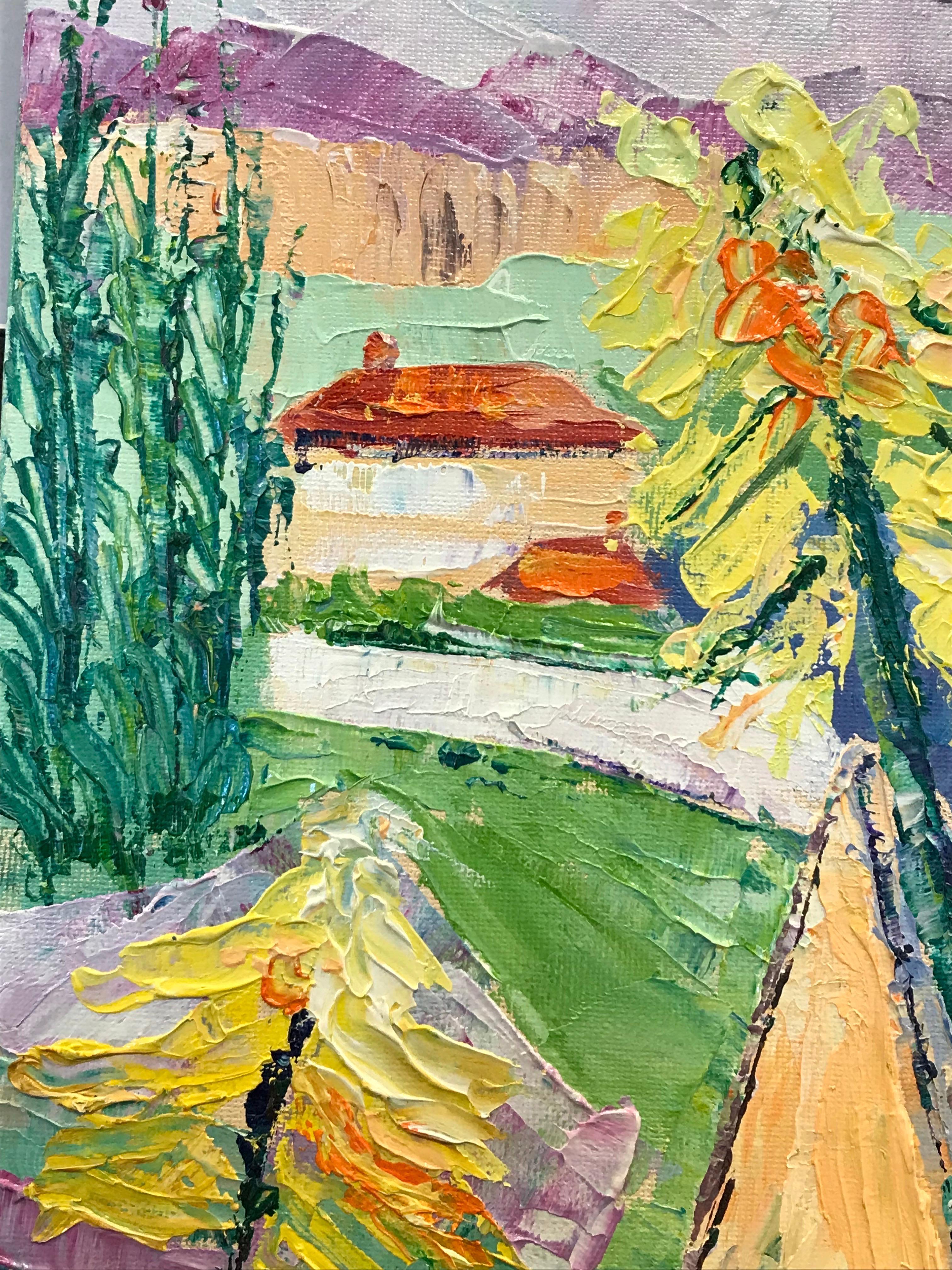 Maggy Clarysse (1931-2011)
huile sur toile, non encadrée
13 x 9.5 pouces
signé au recto et au verso
état : excellent
provenance : toutes les peintures que nous avons de cet artiste proviennent de sa succession.

Née en Belgique, Maggy a étudié à