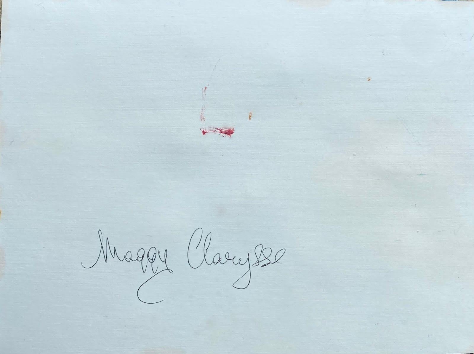 Maggy Clarysse (1931-2011)
Huile sur carton épais, non encadrée
7.5 x 9.75 pouces
Signé Initiales                                                                             
état : bon
provenance : toutes les peintures que nous avons de cet artiste