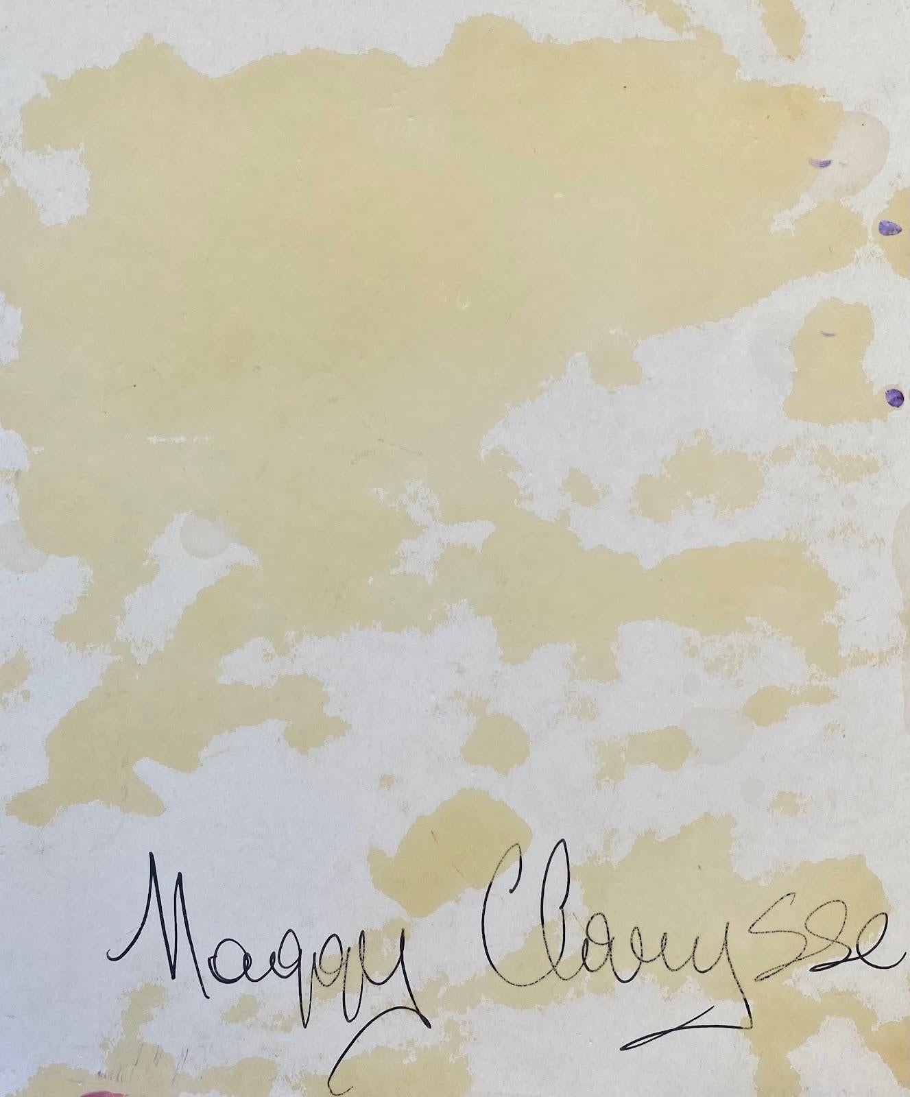 Maggy Clarysse (1931-2011)
Oil on thick card, unframed, 
 6.5 x 5.5 inches
Signed Initials                                                                                                      
condition: excellent
provenance: all the paintings we
