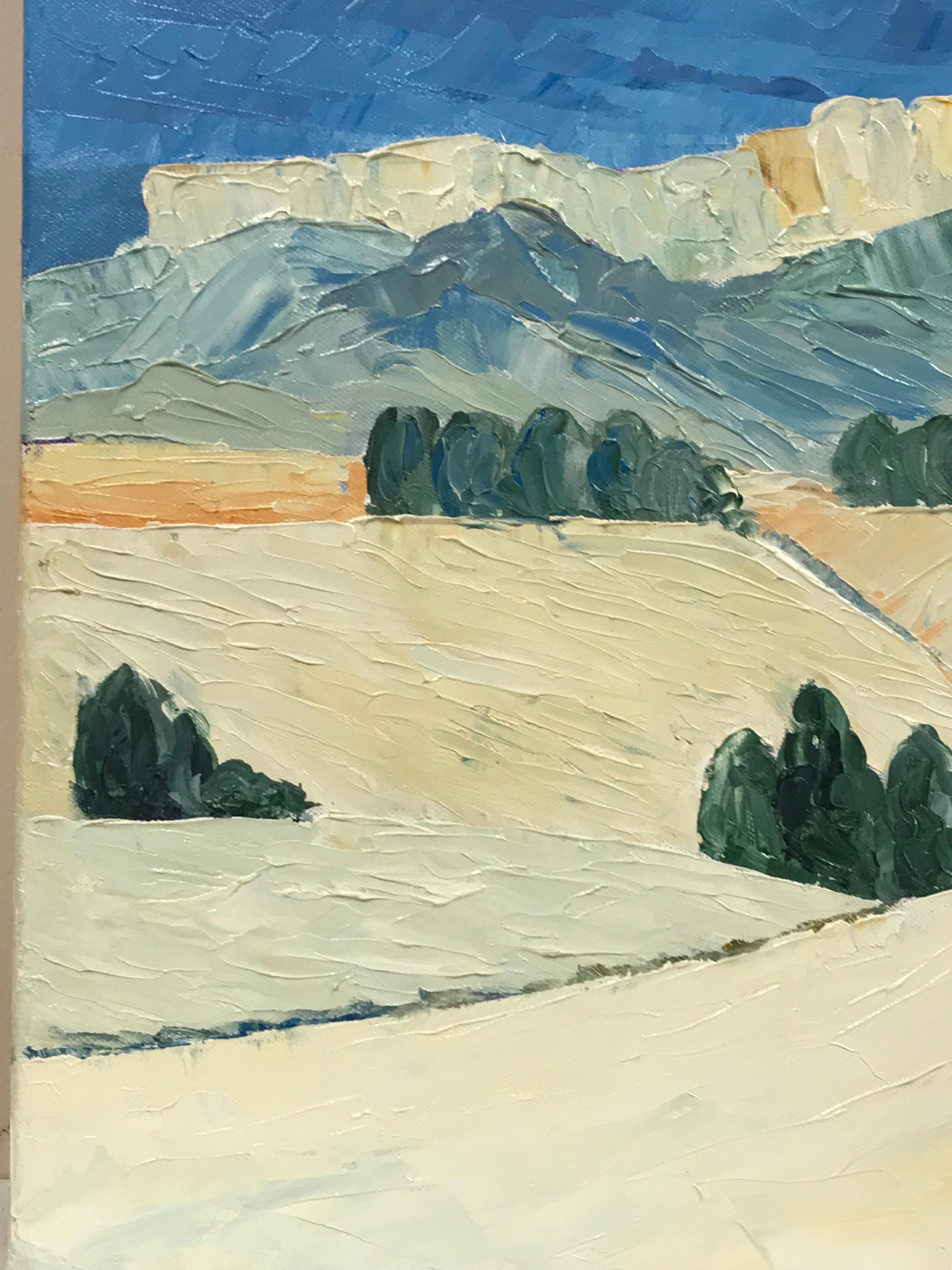Maggy Clarysse (1931-2011)
huile sur toile, non encadrée
16 x 20 pouces
signé au recto et au verso
état : excellent
provenance : toutes les peintures que nous avons de cet artiste proviennent de sa succession.

Née en Belgique, Maggy a étudié à