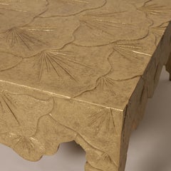 Maggy Monsef, Collezione Lotus, Tavolino, Bronzo, Realizzato a mano, Contemporaneo