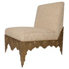 Maggy Monsef, Lotus Collection, Loungesessel, Bronze, handgefertigt, Contemporary
