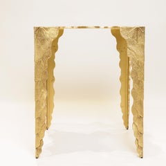 Maggy Monsef, Lotus Collection, Side table, Bronze, Contemporary