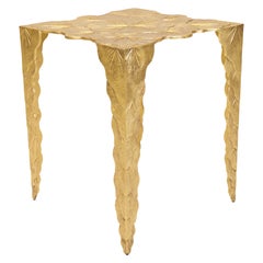 Maggy Monsef, Lotus Collection, Side table, Bronze, Contemporary