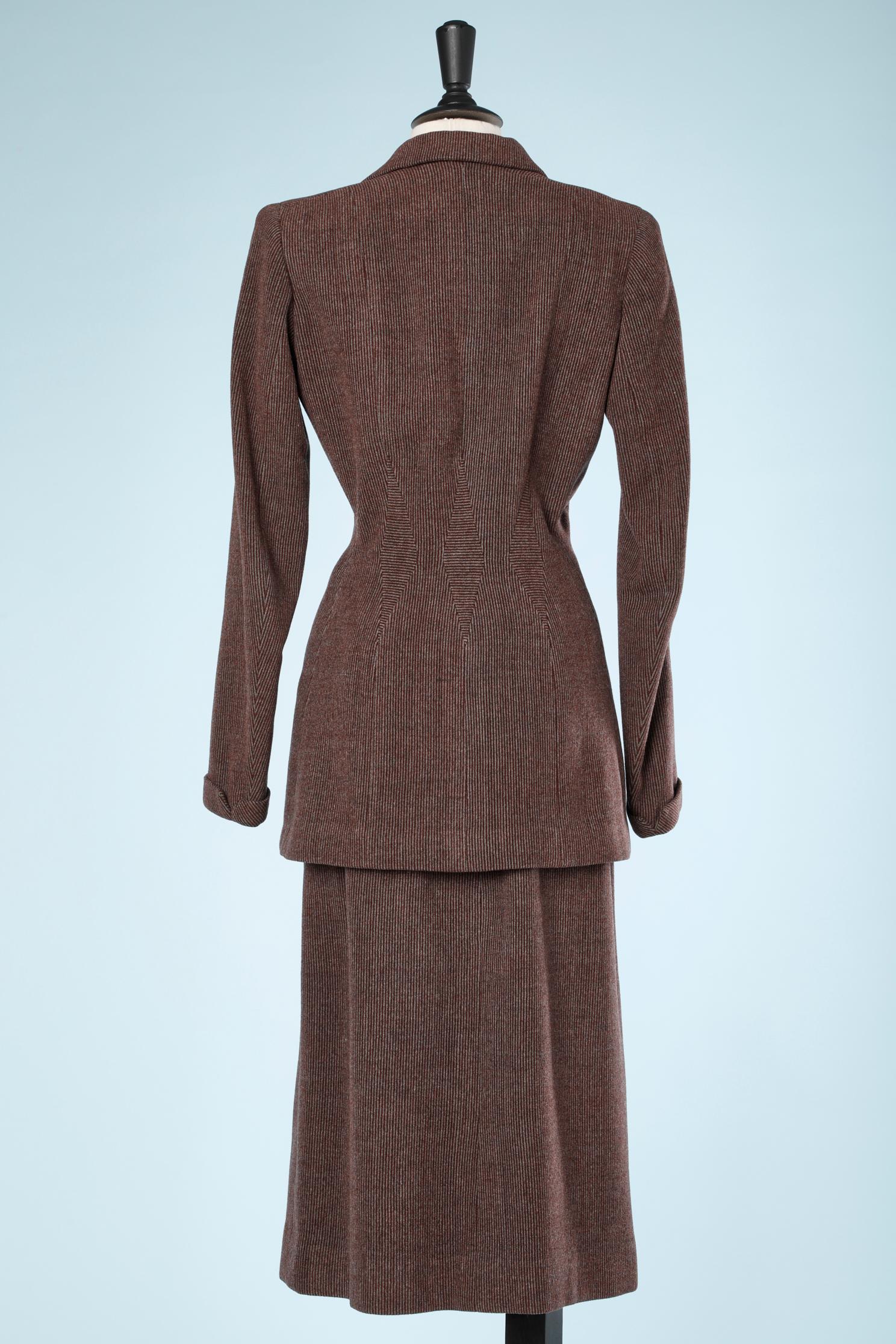 Women's Maggy Rouff numbered Skirt-suit Circa 1940  For Sale