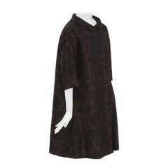 Maggy Rouff Cappotto Swing in seta