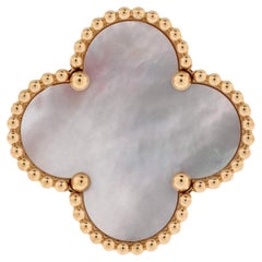 Magic Alhambra Ring 18K Yellow Gold with Mother of Pearl