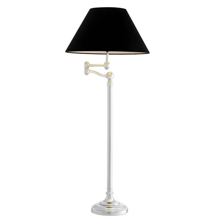 Magic Arm Floor Lamp In Antique Brass Finish Or Nickel For Floor Lamp Magic Arm With Structure In Antique Brass Finish Swing And Black
