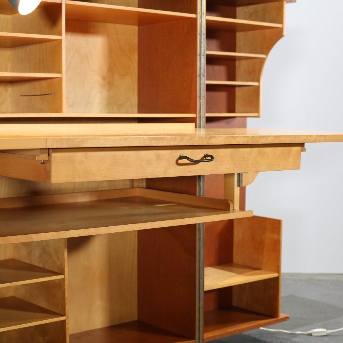 Introducing the stunning Magic Box Desk by Mummenthaler & Meier, a must-have addition to any luxury office space. Crafted with precision and attention to detail, this desk features a stylish mid century modern design that will elevate the look of