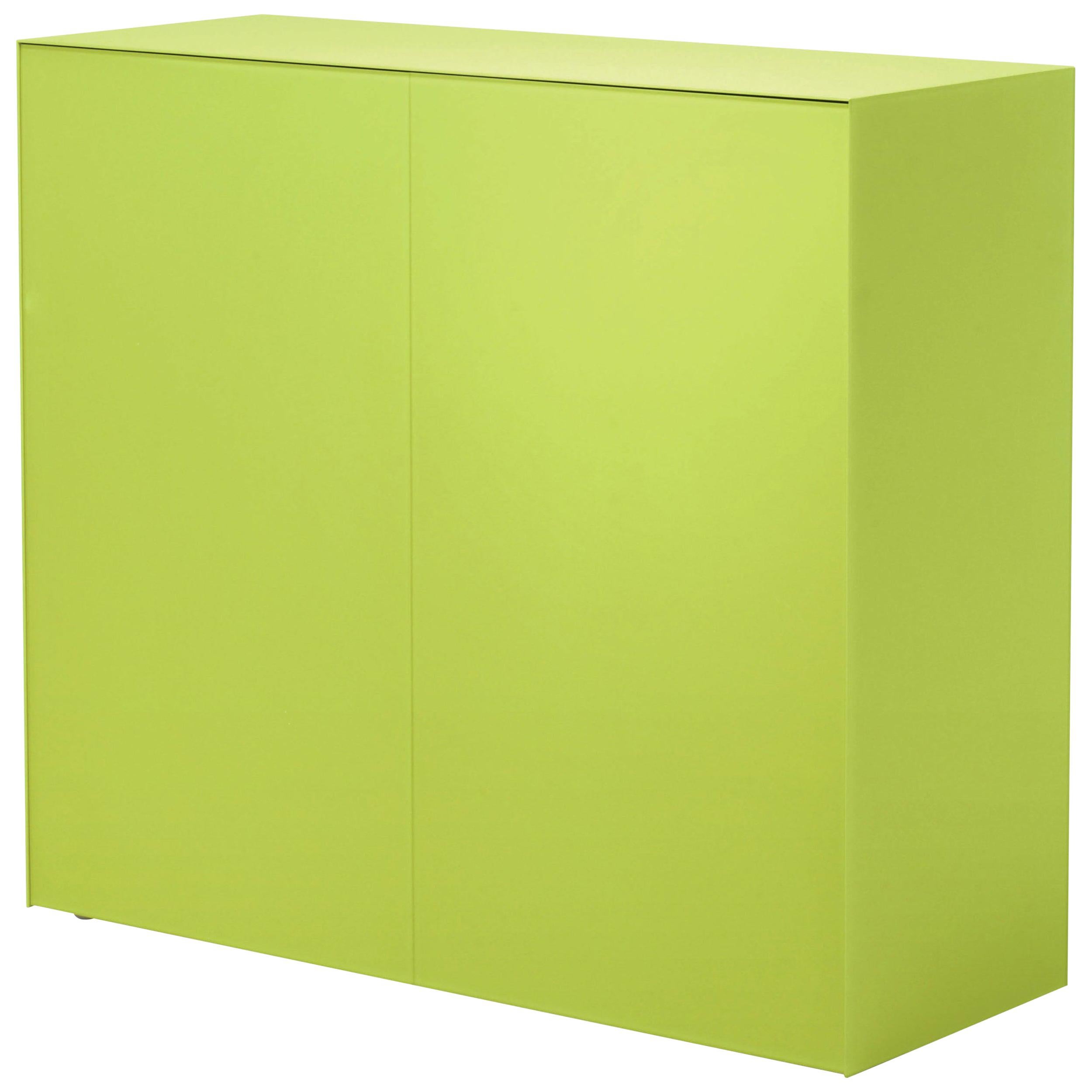 Magic Box MGB05 Cabinet in Apple Green Glass, by Piero Lissoni from Glas Italia