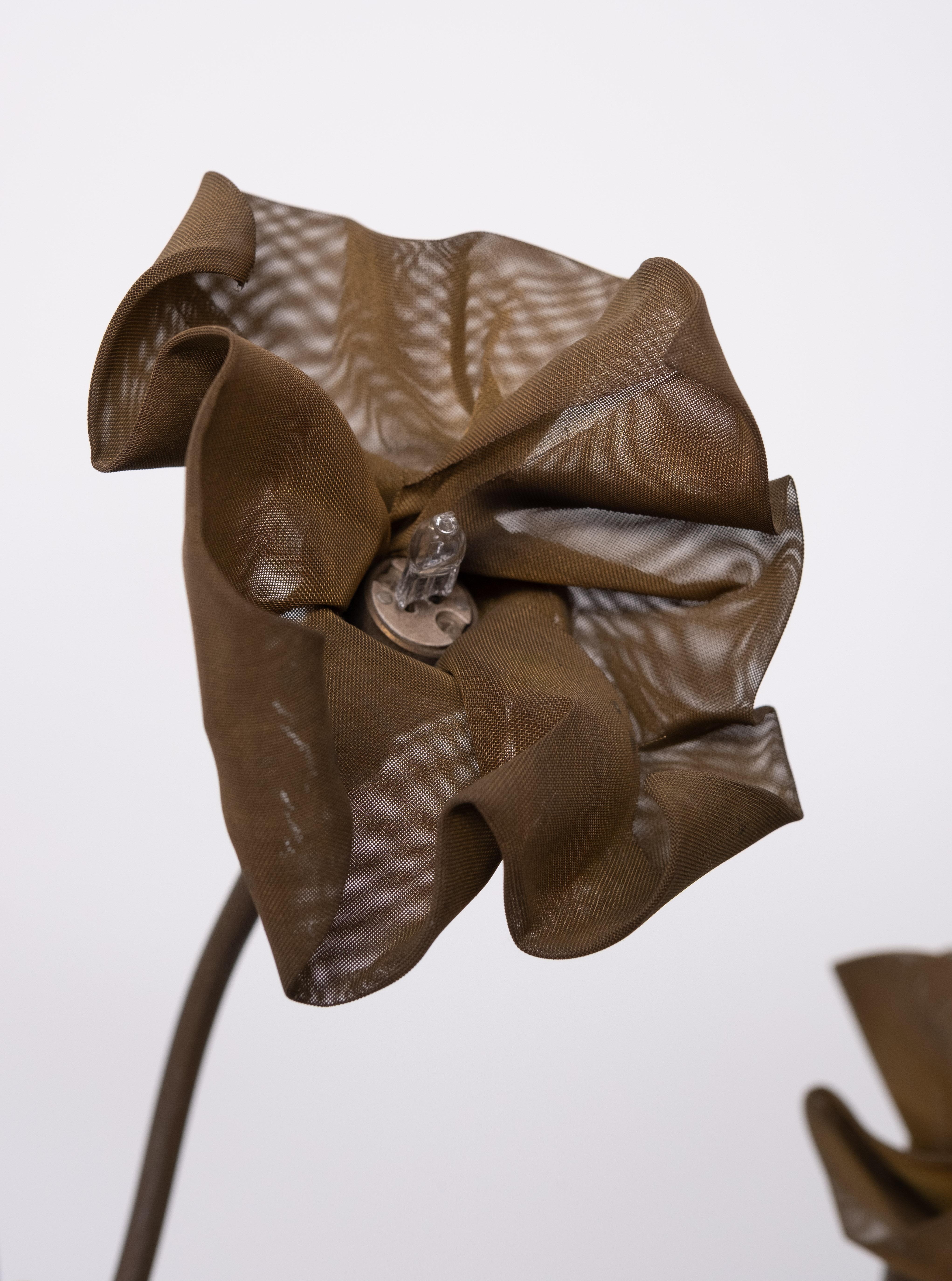 Lámpara de pie Árbol mágico de bronce  Italia Años 70 Moderno orgánico en venta
