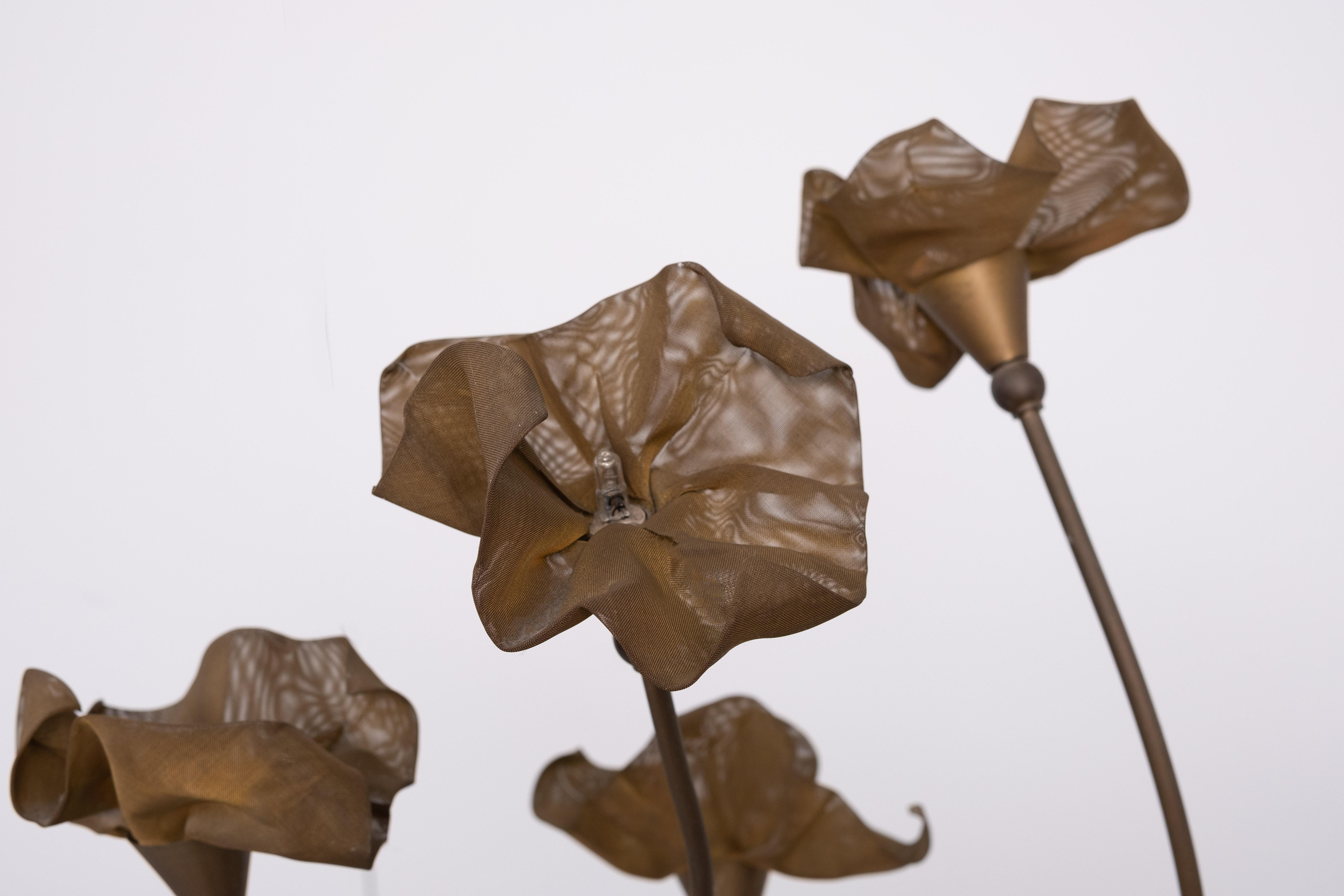 Lámpara de pie Árbol mágico de bronce  Italia Años 70 Italiano en venta