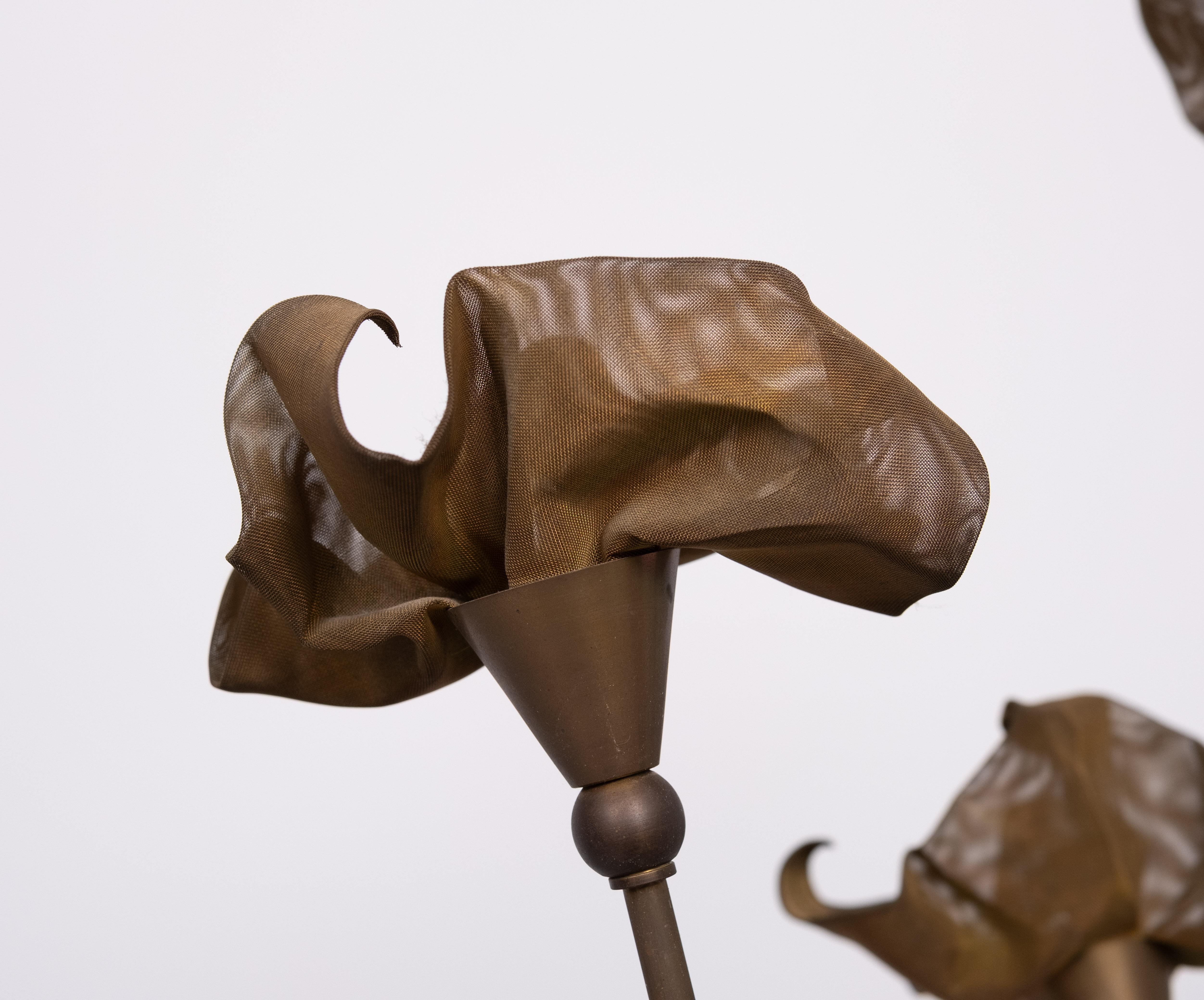 Lámpara de pie Árbol mágico de bronce  Italia Años 70 Bronce en venta