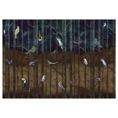 Magic Forest Wall Paper in Fabric also suitable for wet area