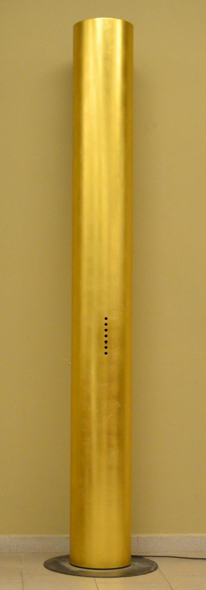 Italian  Magic Lamp Gold Leaf  1970 - Design:Massimo and Lella Vignelli - Acerbis 