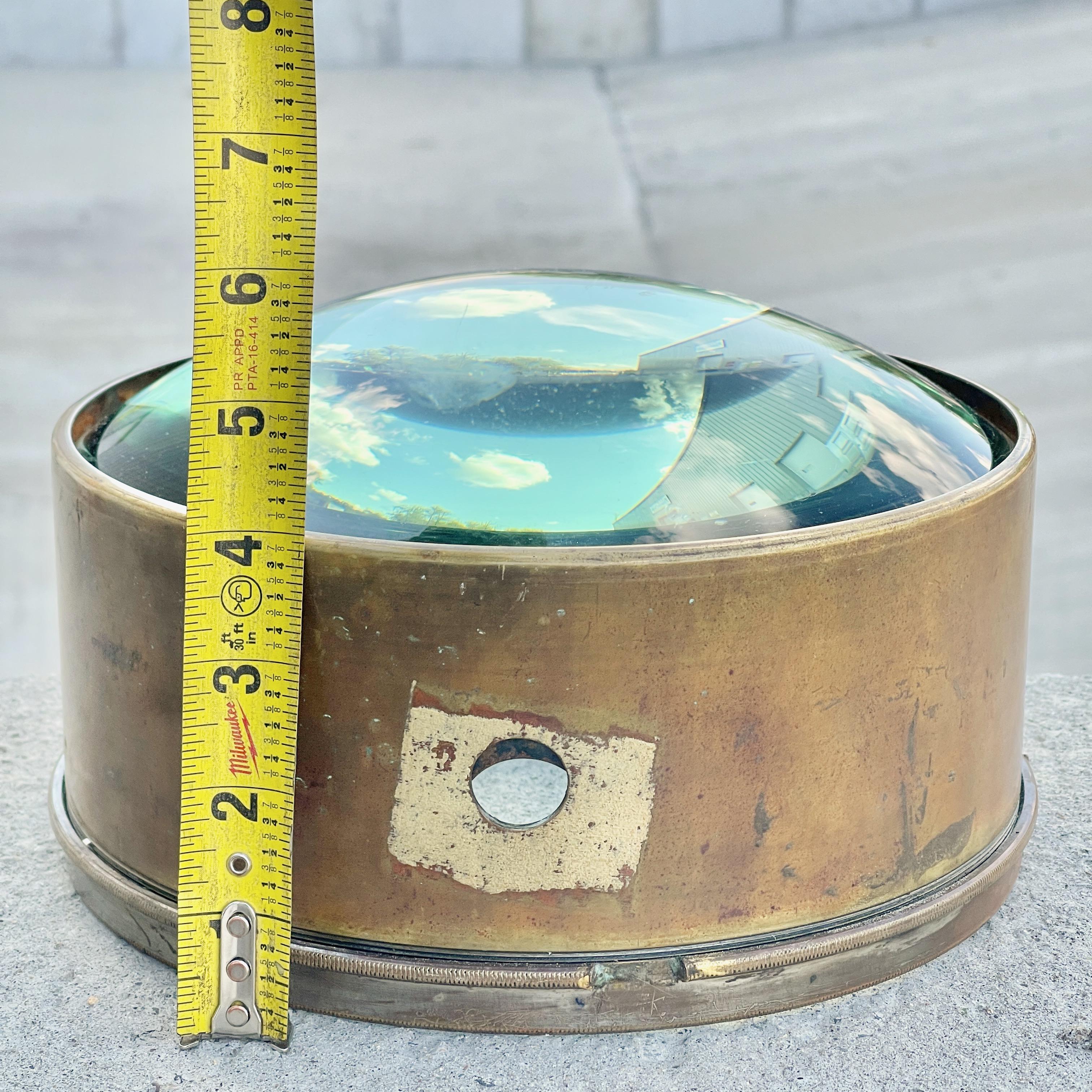 Magic Lantern Projector Lens Magnifying Glass in Brass 1