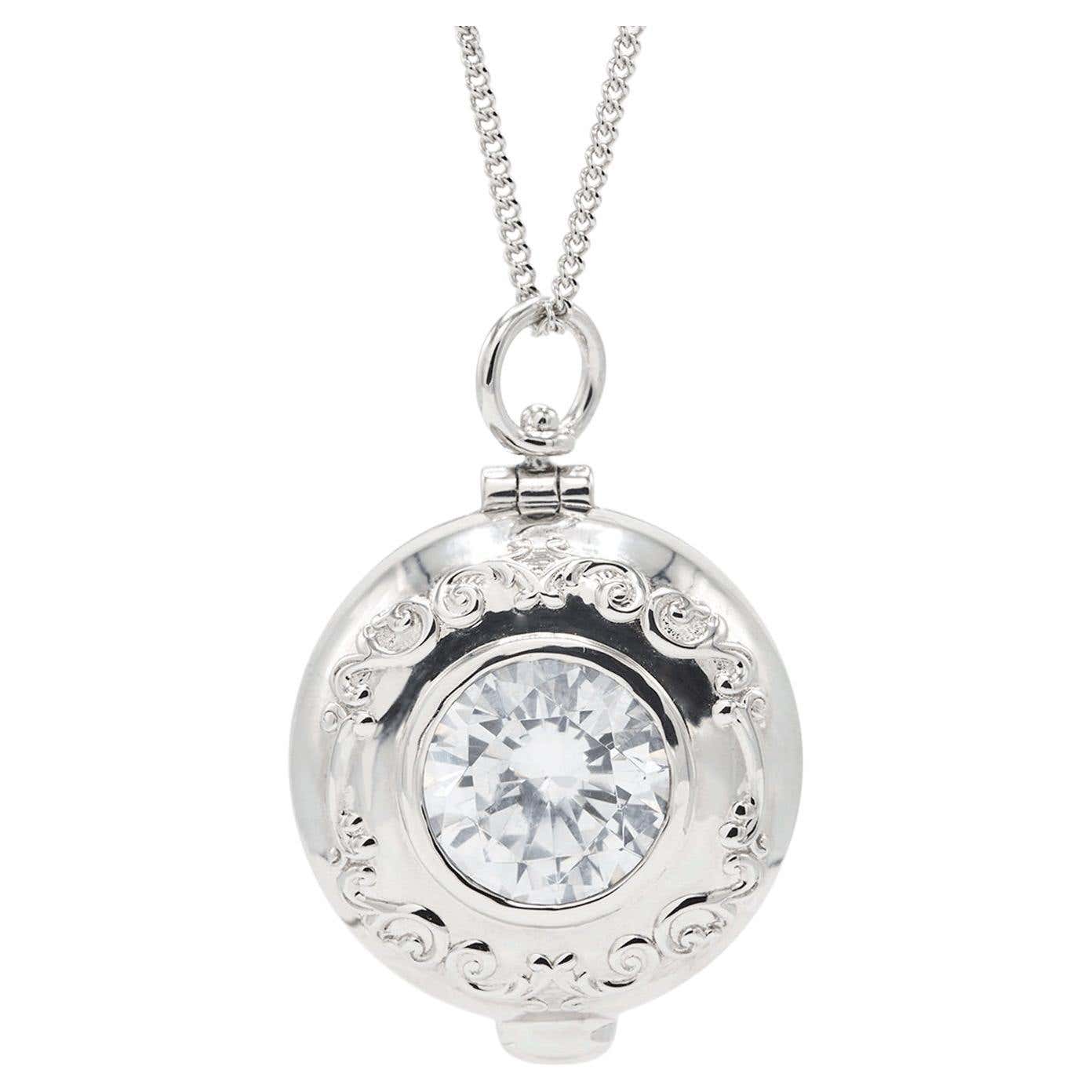 Magic Mirror Beauty Silver Locket For Sale at 1stDibs | locket with ...