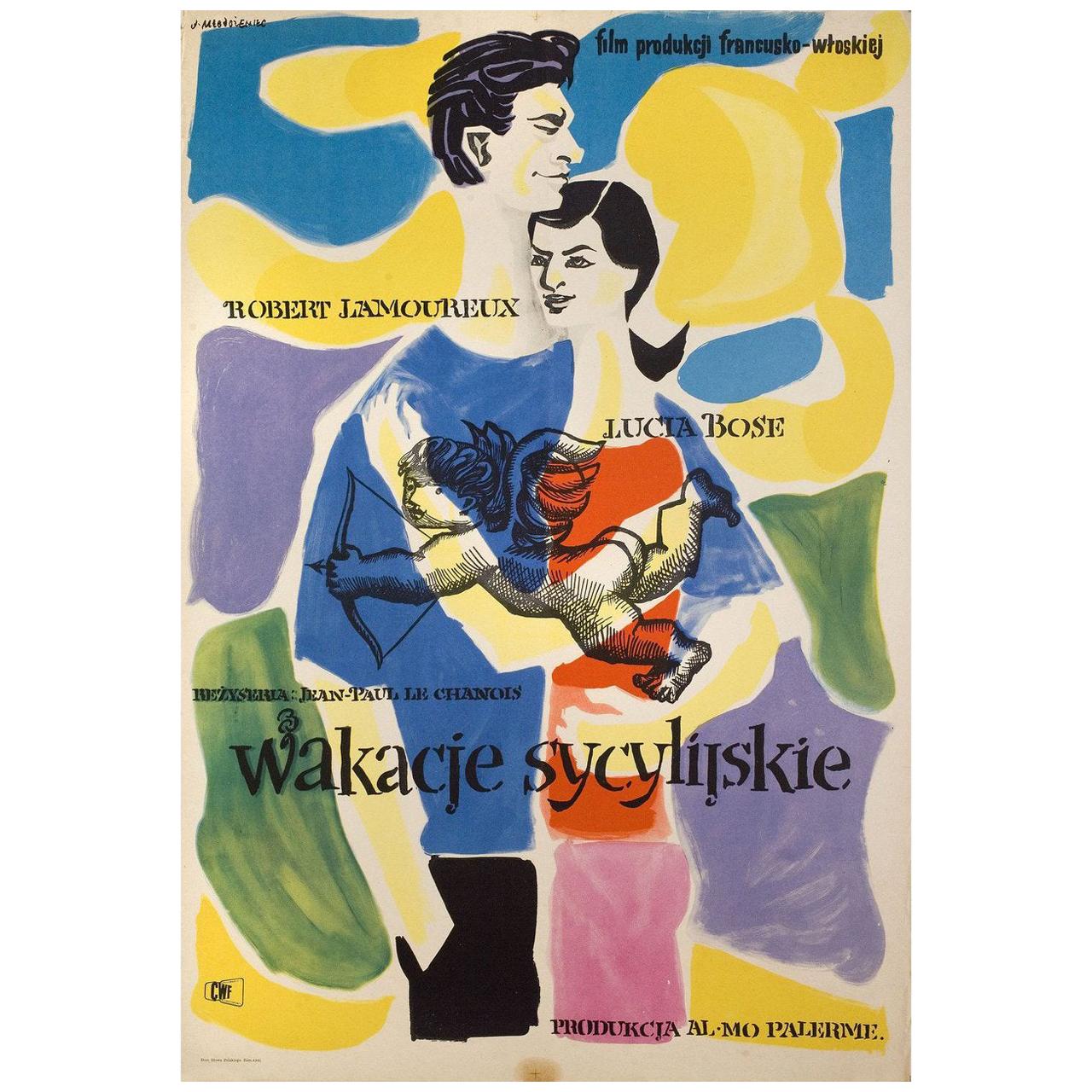 "Magic Village" 1956 Polish A1 Film Poster