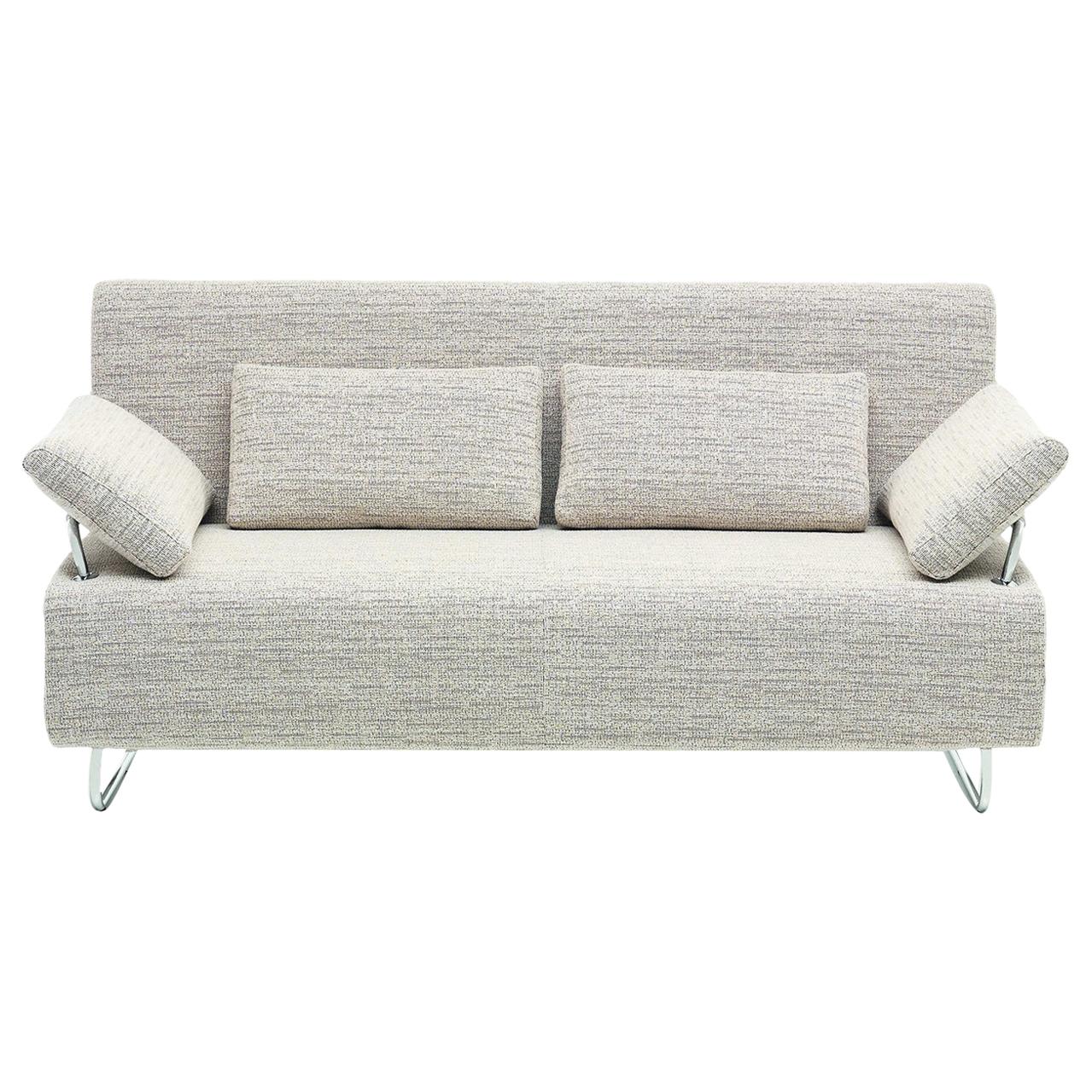 Magic White Fabric Sofa Bed by BBB Italia