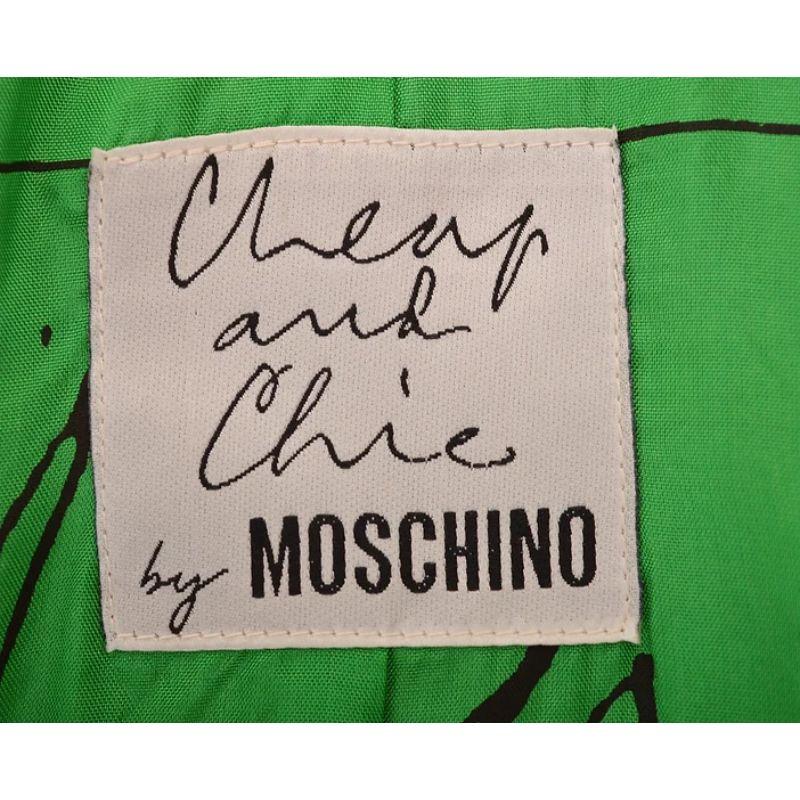 Magique veste courte vintage Moschino Mushrooms Trippy des années 1990 en vente 1