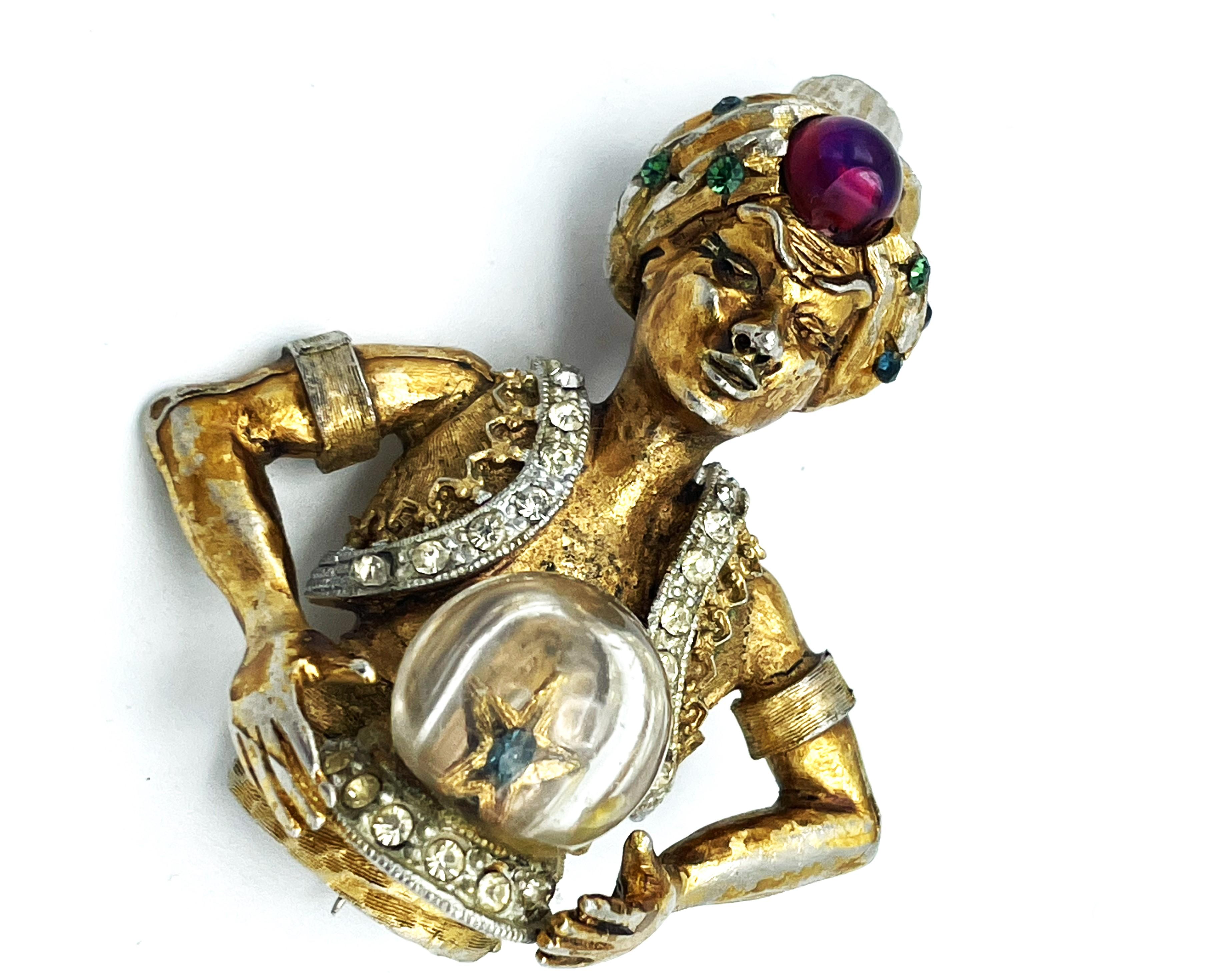 Magical and Mystical HAR genius Fortune teller with turban and ball  U.S. 1960's For Sale 3