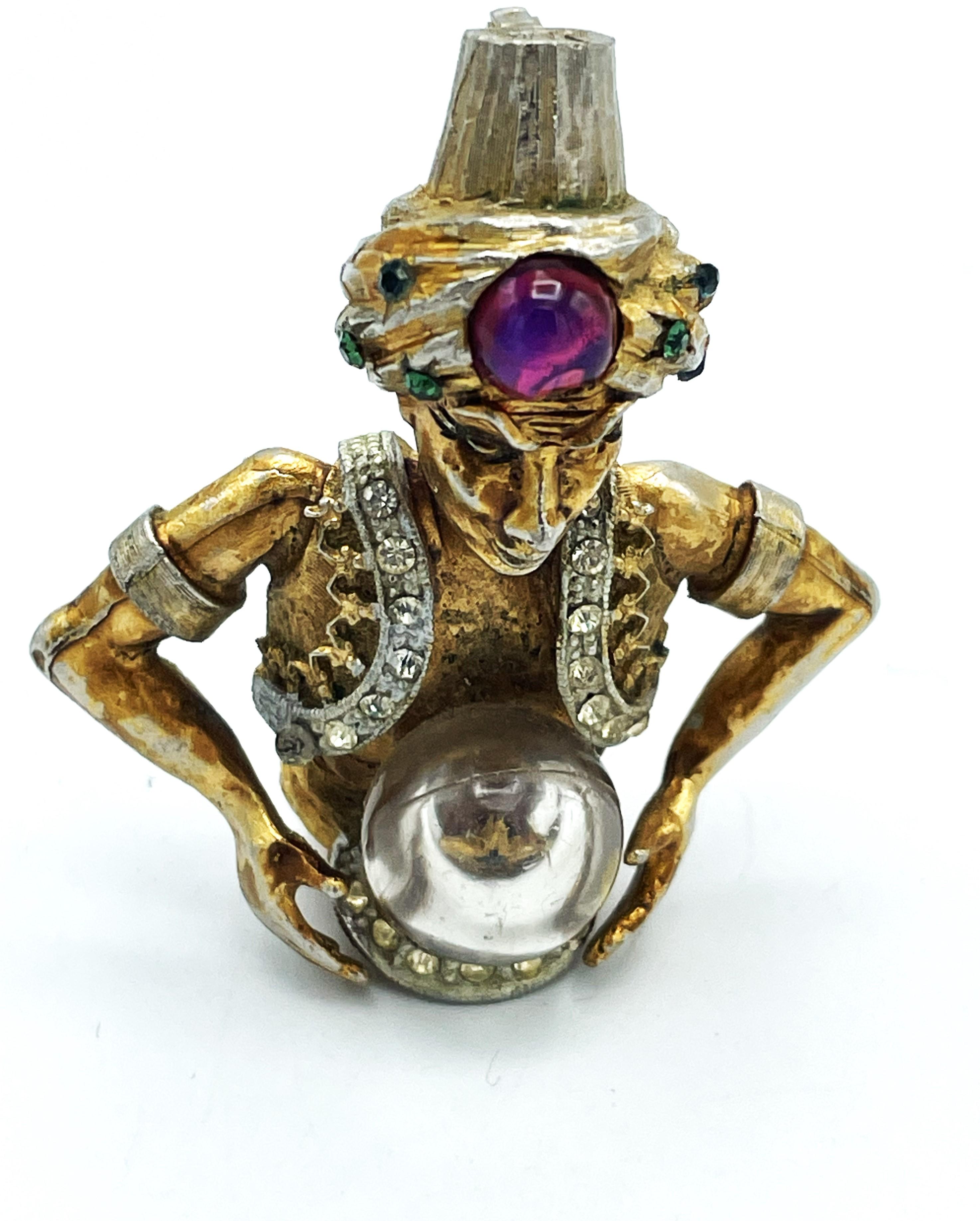 Magical and Mystical HAR genius Fortune teller with turban and ball  U.S. 1960's For Sale 6