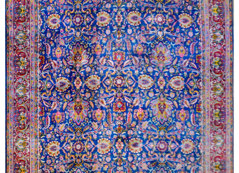 Magical Early 20th Century Yadz Rug For Sale at 1stDibs