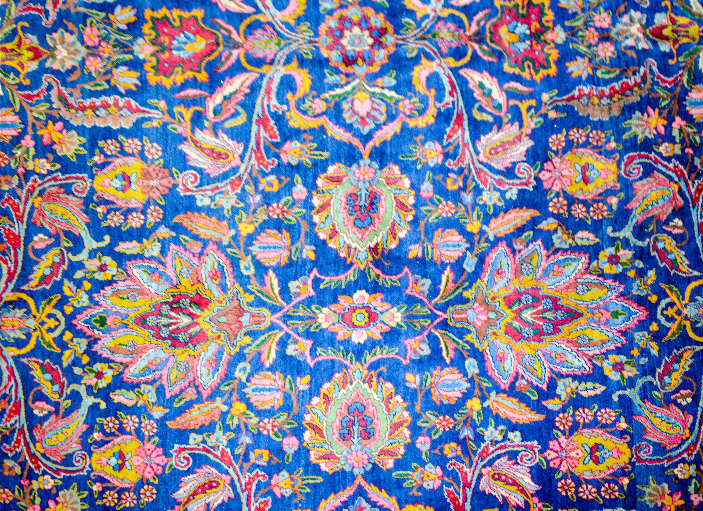 Persian Magical Early 20th Century Yadz Rug For Sale