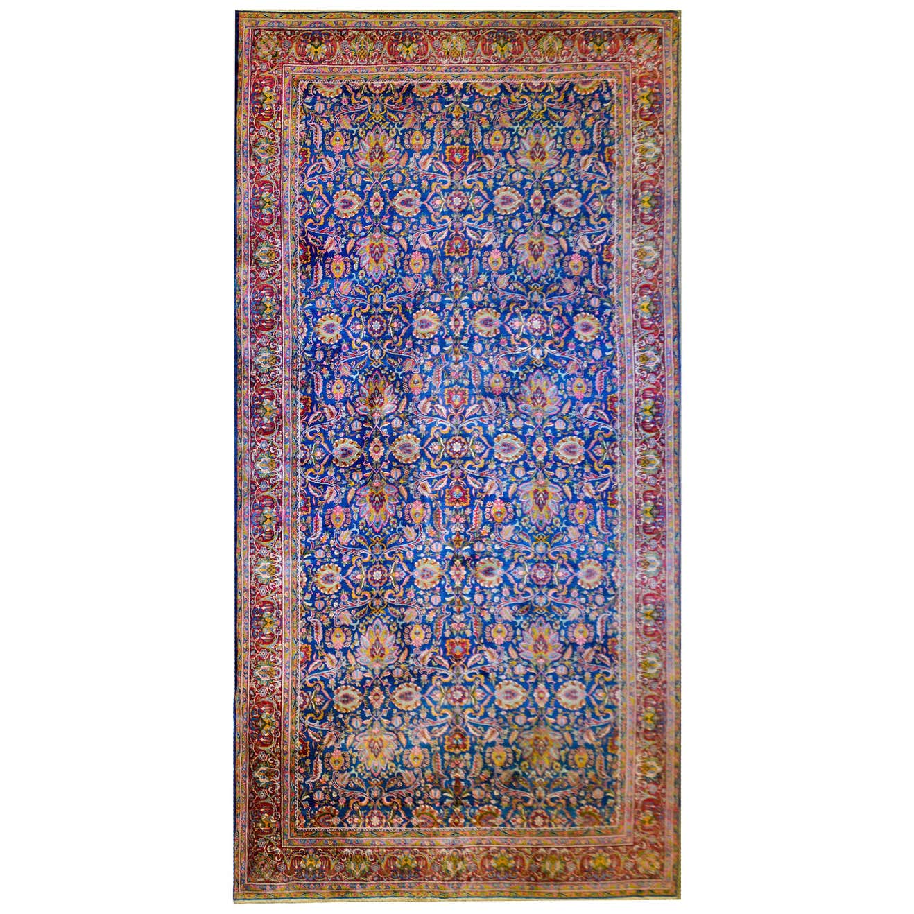 Magical Early 20th Century Yadz Rug For Sale at 1stDibs