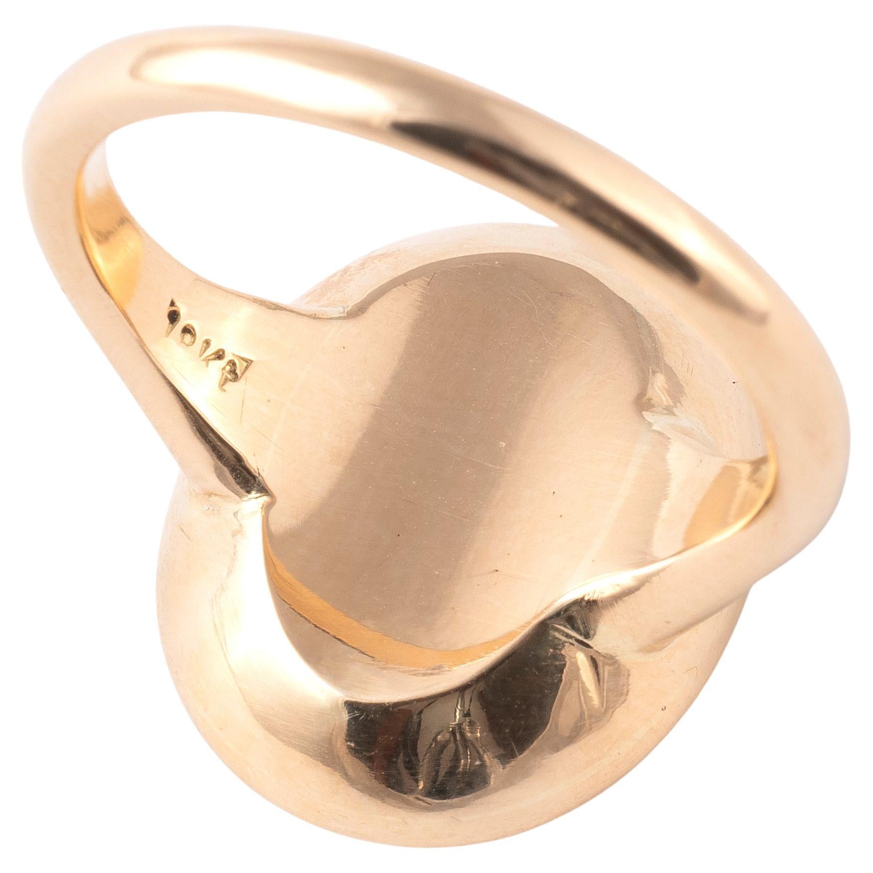 Anillo Mágico de Oro con Calcografía de Piedra Abraxas de Jaspe Antiguo Romano clásico en venta
