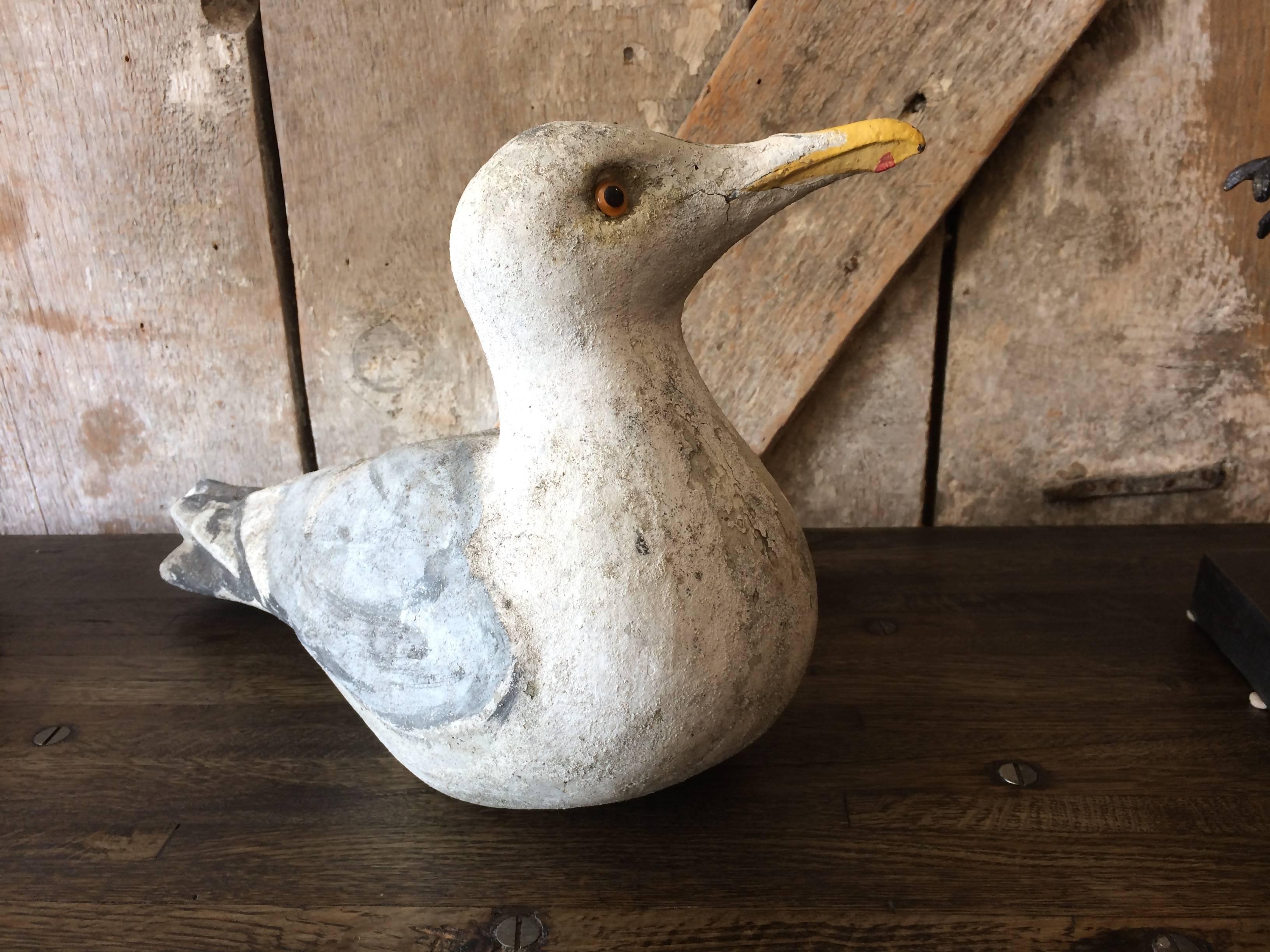life size seagull statue