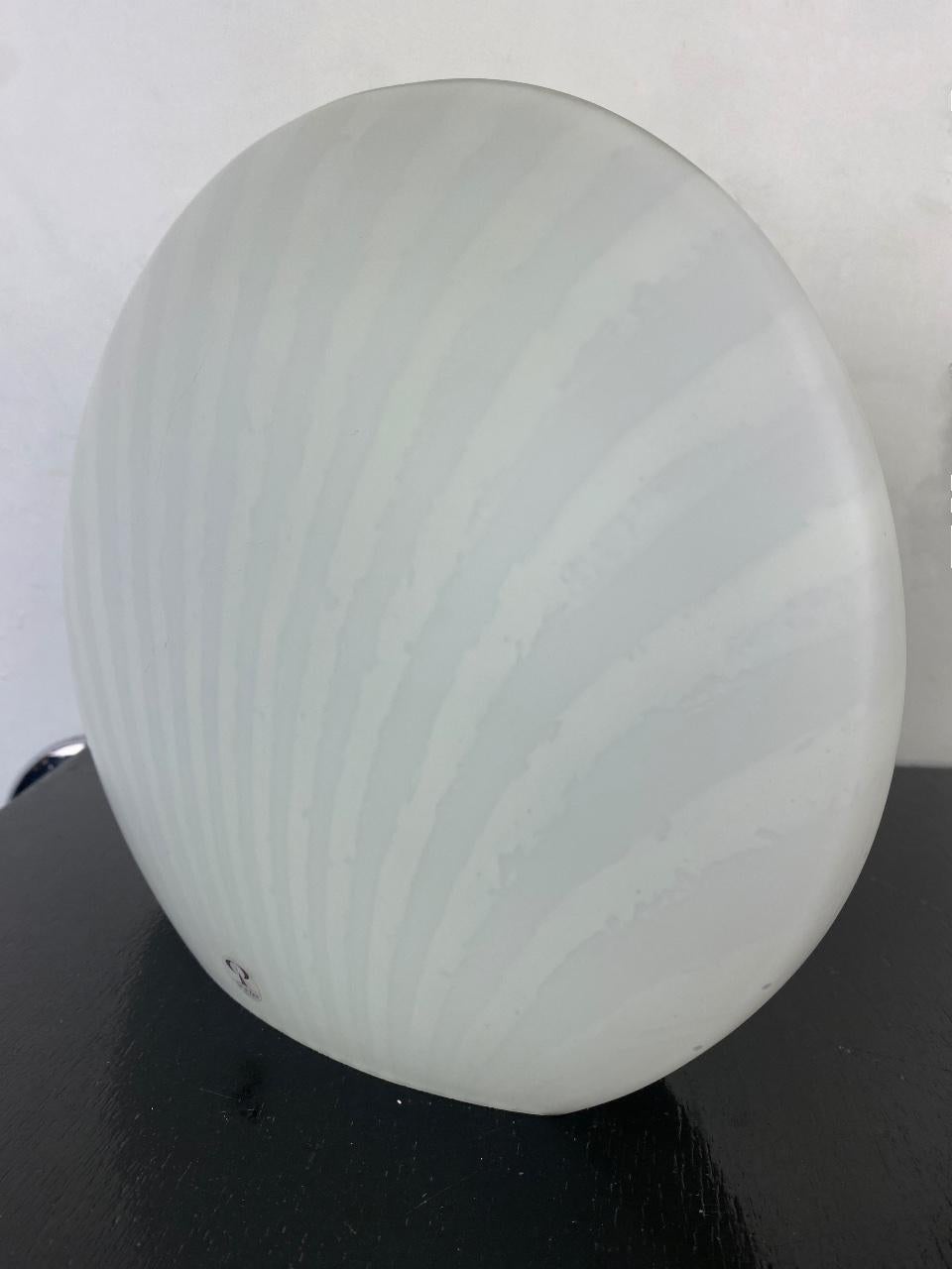 Magical table lamps glass Peill Putzler- Zebra series 1960-set For Sale 2