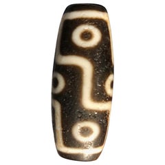 Magical Tibet Antique Nine Eye Dzi Bead and Necklace for Protection & Prosperity