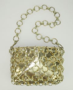 Magid Gold Chain Mail Link Handbag, 1960's