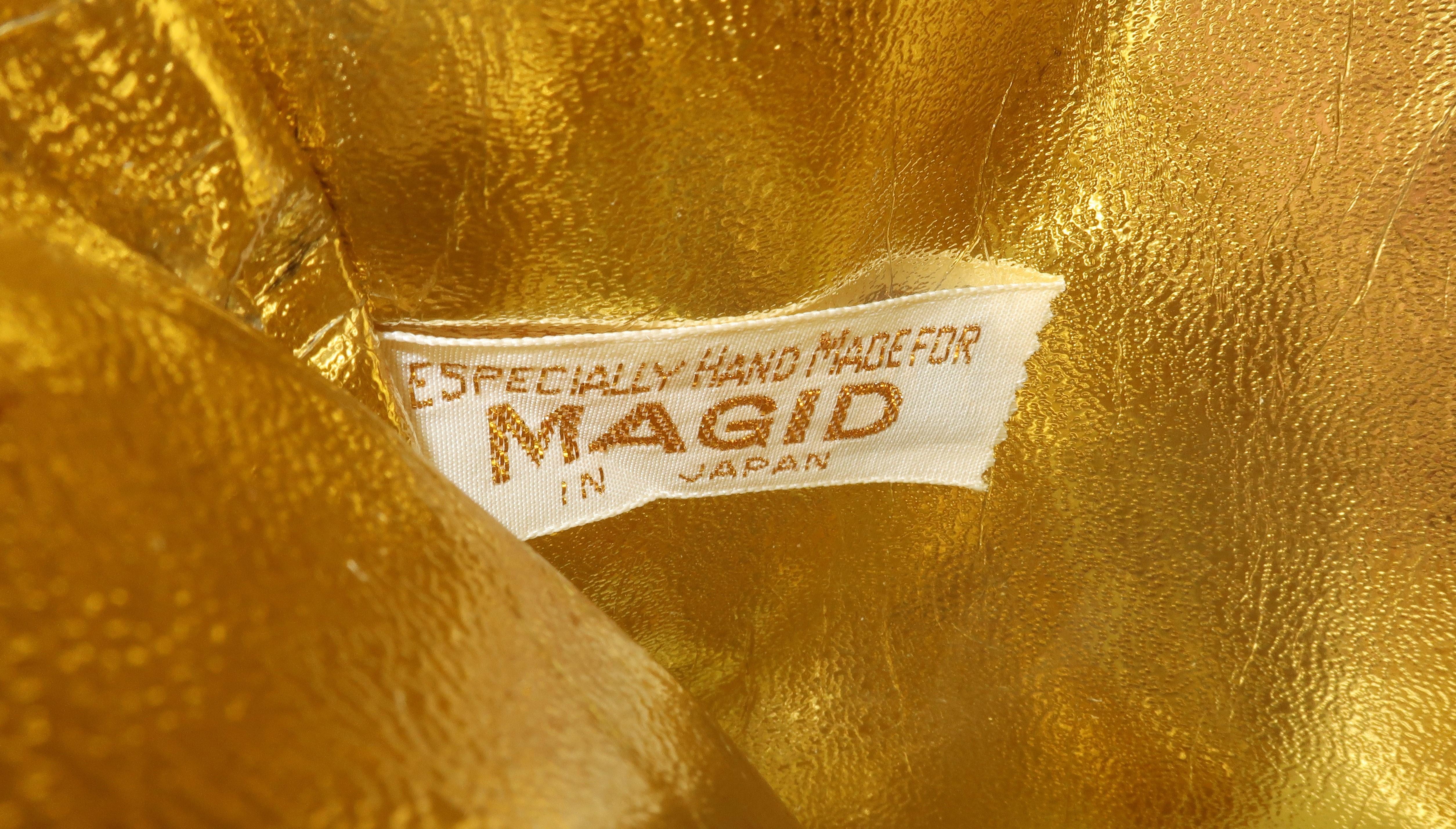Magid Gold Chain Mail Link Handbag, 1960's 3