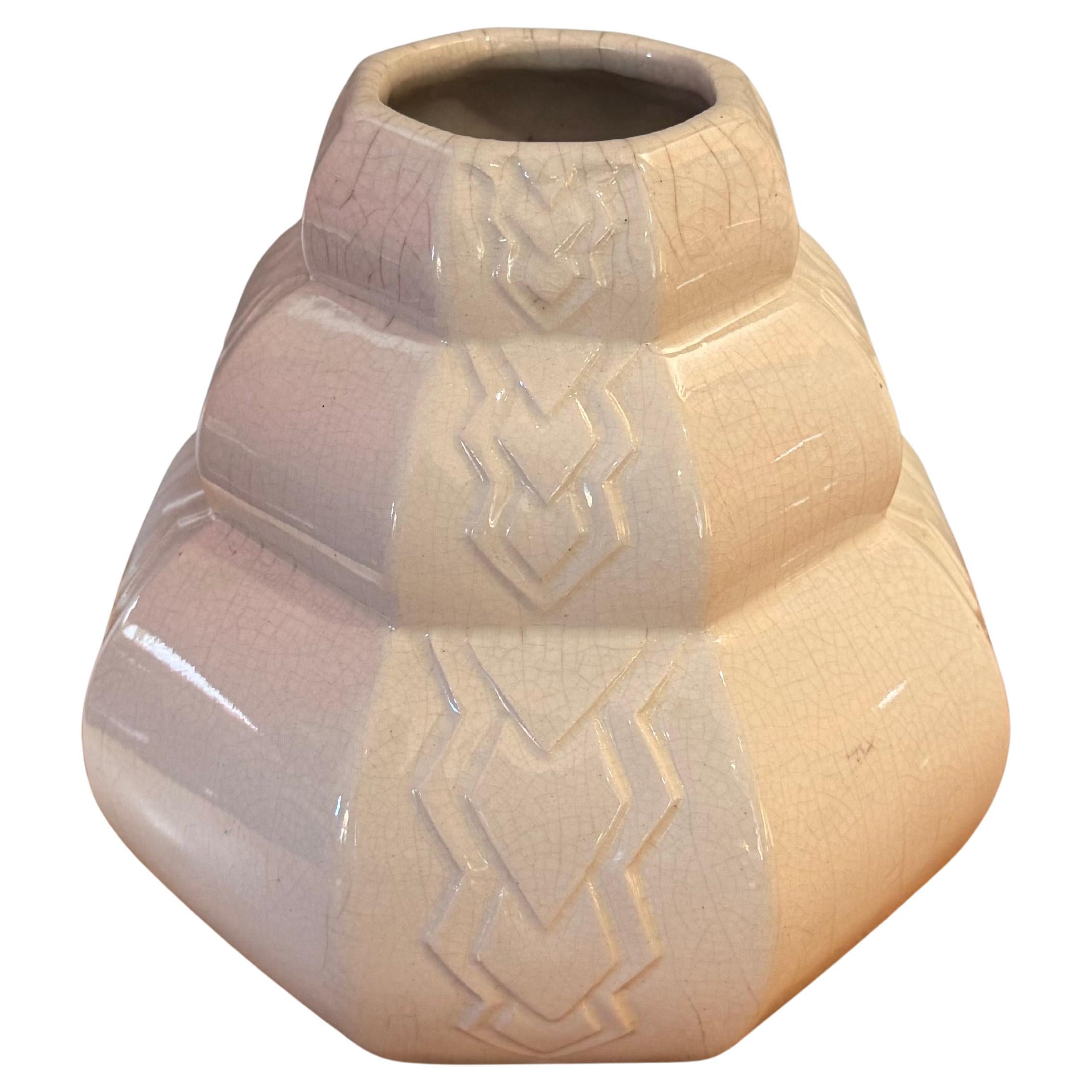 Maginificent craquele vase from 1930