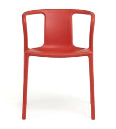 Magis Air-Armchair by Jasper Morrison, Red - Chair with Arms - Set of 4