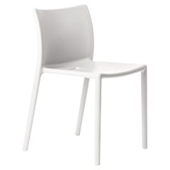 Magis Air-Chair by Jasper Morrison, White Stackable Outdoor Chair, Set of 4