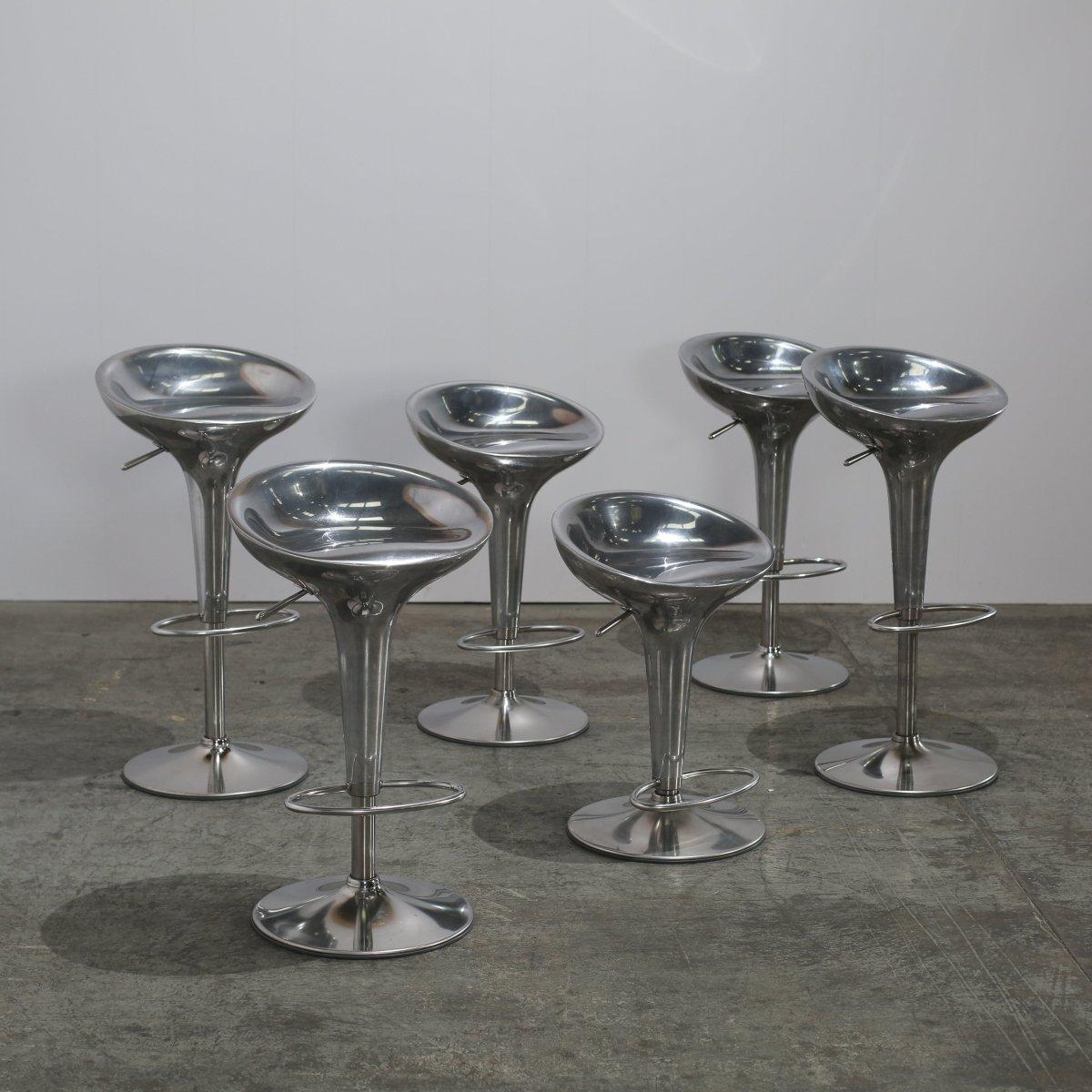 Contemporary Magis Al Bombo Stools, Set of Six For Sale