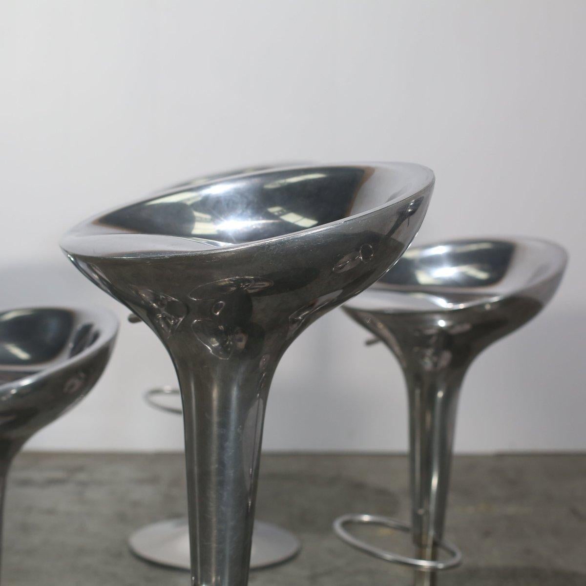 Steel Magis Al Bombo Stools, Set of Six For Sale