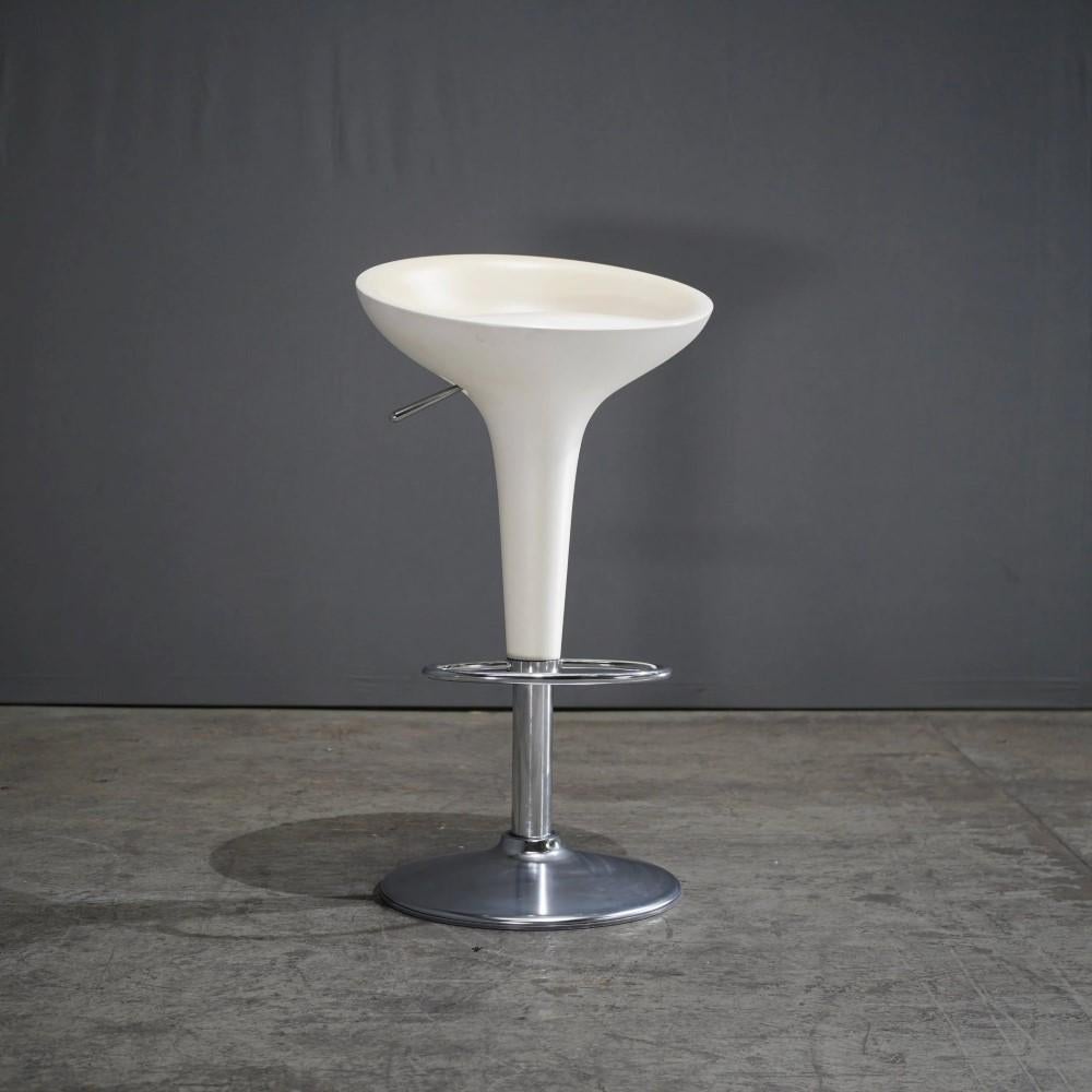 Italian Magis Bombo White Bar Stool by Stefano Giovannoni