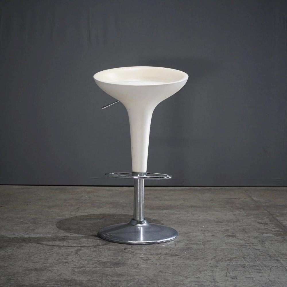 20th Century Magis Bombo White Bar Stool by Stefano Giovannoni