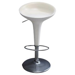 Magis Bombo White Bar Stool by Stefano Giovannoni