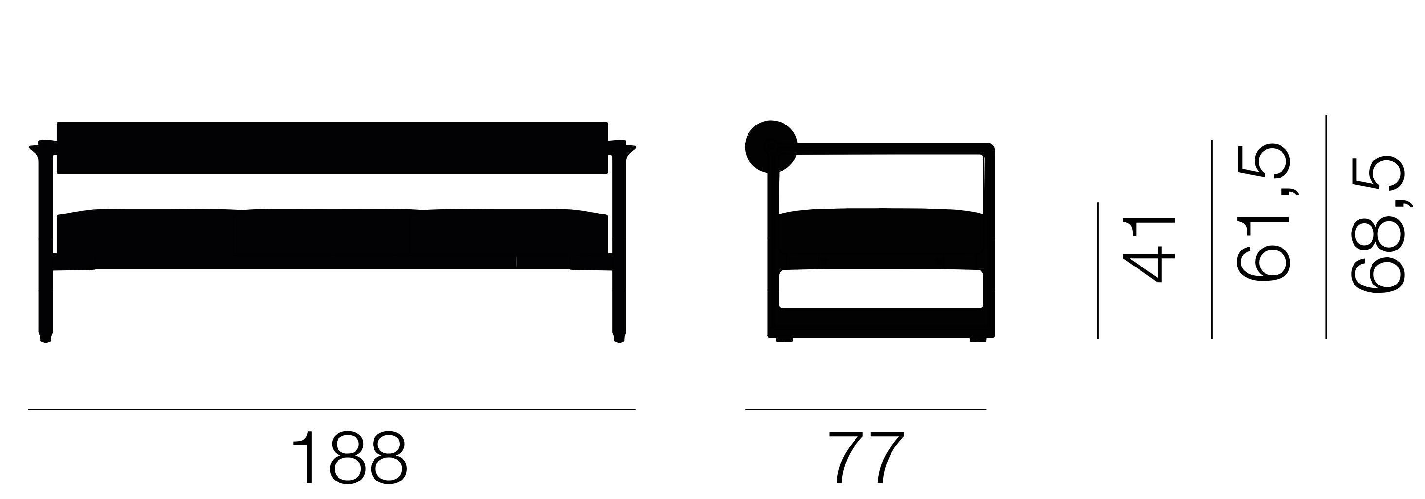 XXIe siècle et contemporain Magis Brut Canapé 3 places de Konstantin Grcic en vente
