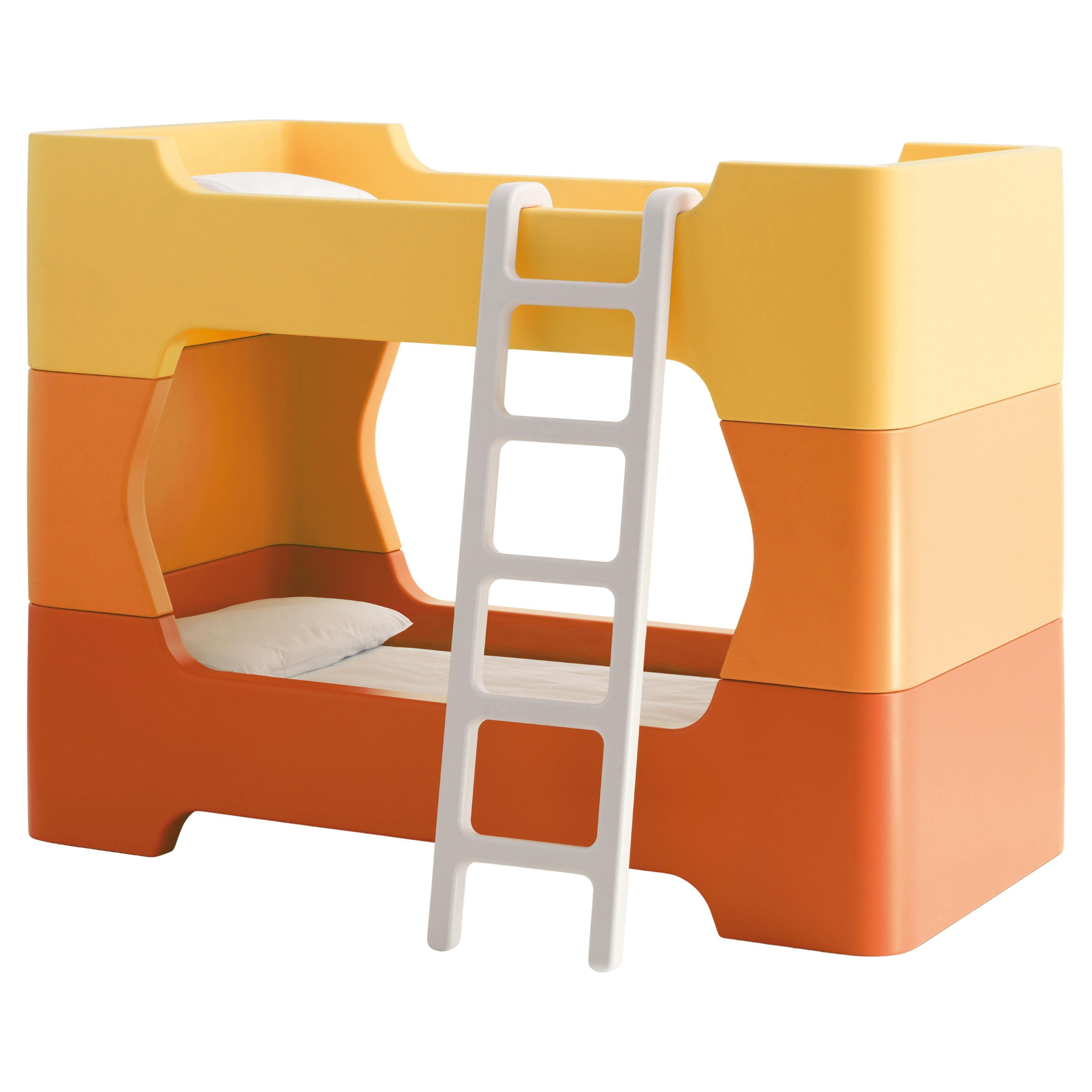 Magis Bunky - Lit modulable / Lit superposé - Design Marc Newson - Orange