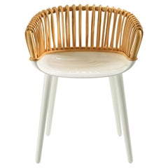 Magis Cyborg Club Chair avec accoudoirs by Marcel Wanders in Polycarbonate and Wicker