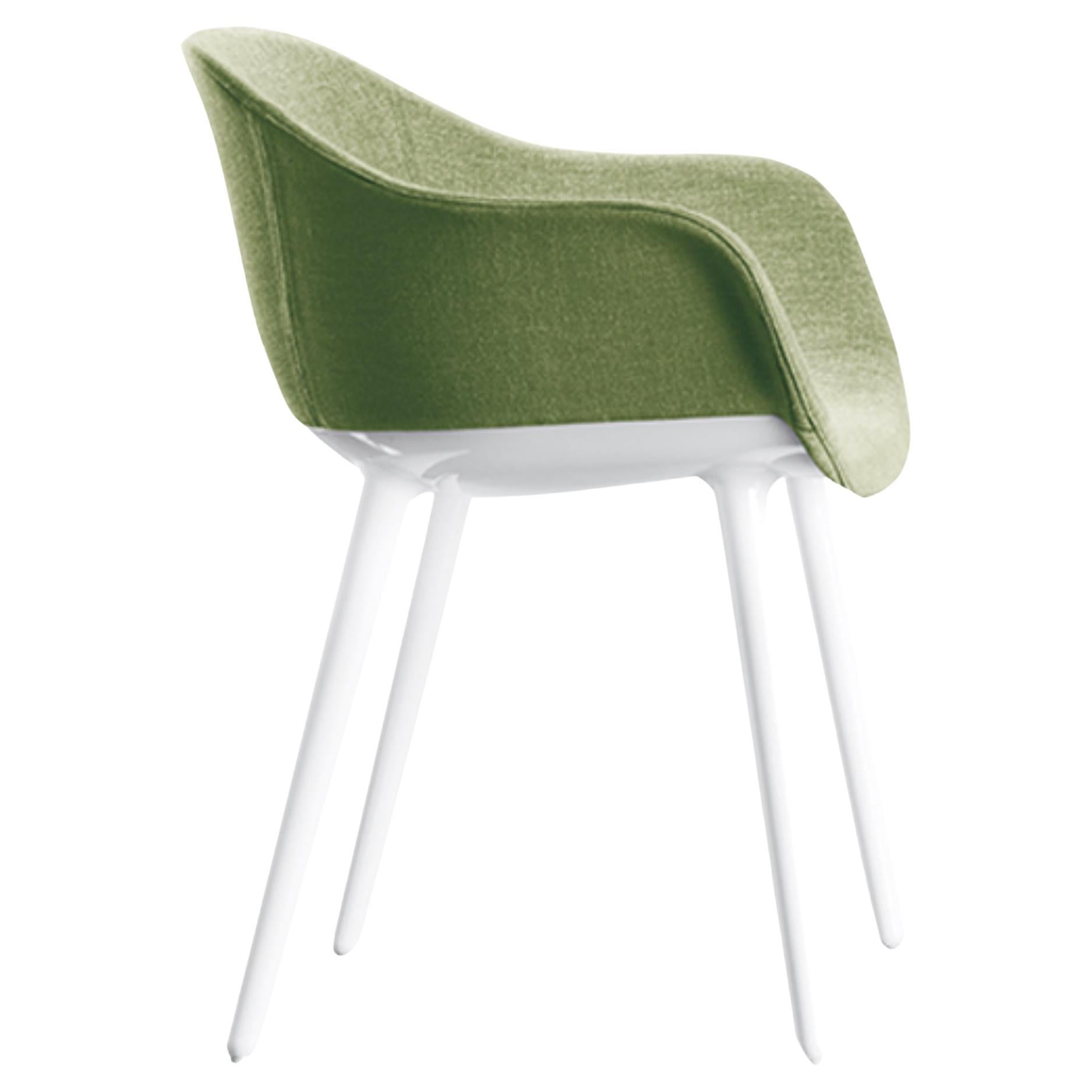 Magis Cyborg Lady Chair with Arms by Marcel Wanders, Green Kvadrat Remix 933 For Sale