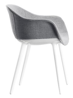 Magis Cyborg Lady Chair with Arms by Marcel Wanders, Grey Kvadrat Remix 143