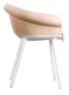 Magis Cyborg Lord Chaise avec accoudoirs Marcel Wanders Polycarbonate et Beige Kvadrat